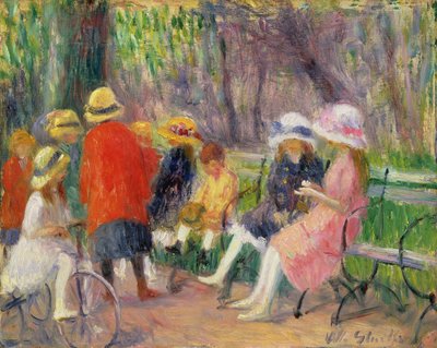 Kinder im Park von William James Glackens